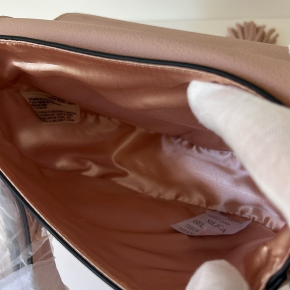 NWT Victoria's Secret Studden Adjustable Strap Dusty Rose Pink Crossbody Bag - Picture 5 of 12